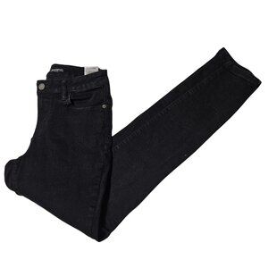Old Navy Rockstar Low Rise Jeans Womens Size 8 Skinny Black Denim Pants